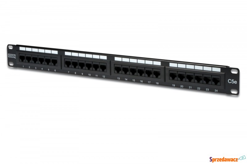 Patch panel DIGITUS 19" 24x RJ45 UTP kat. 5e 1U - Kable pozostałe - Bielsko-Biała