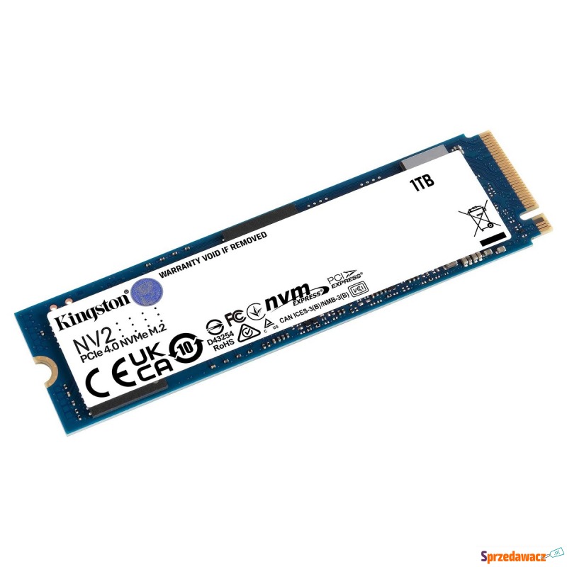 Dysk SSD Kingston NV2 1TB M.2 PCIe Gen4 NVMe - Dyski twarde - Grudziądz