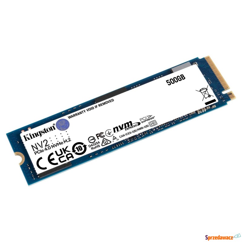 Dysk SSD Kingston NV2 500GB M.2 PCIe Gen4 NVMe - Dyski twarde - Głogów