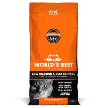 World's Best Cat Litter Low-Tracking, żwirek zbrylający się - 2 x 12,7 kg