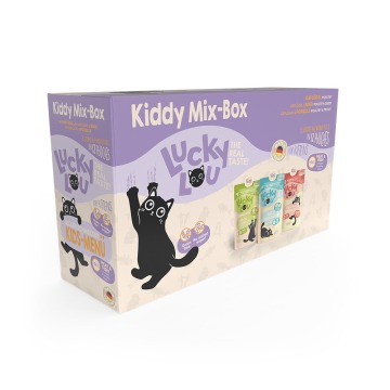 Lucky Lou Kitten 48 x 125 g - Mix I (3 odmiany)