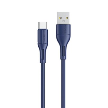 USAMS Kabel U68 USB-C 2A Fast Charge 1m niebieski blue SJ501USB03 (US-SJ501)