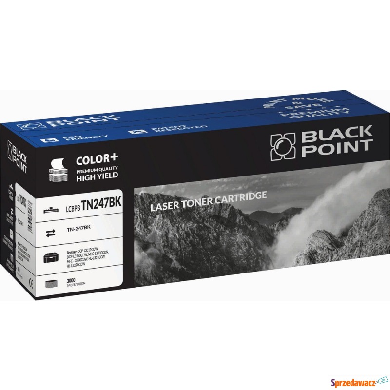 Toner laserowy Black Point LCBPBTN247BK Czarny - Tusze, tonery - Tarnowskie Góry