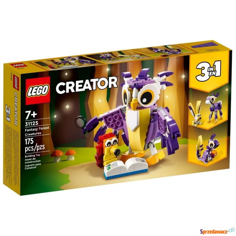 Klocki konstrukcyjne LEGO Creator 31125 Fanta... - Klocki - Rzeszów