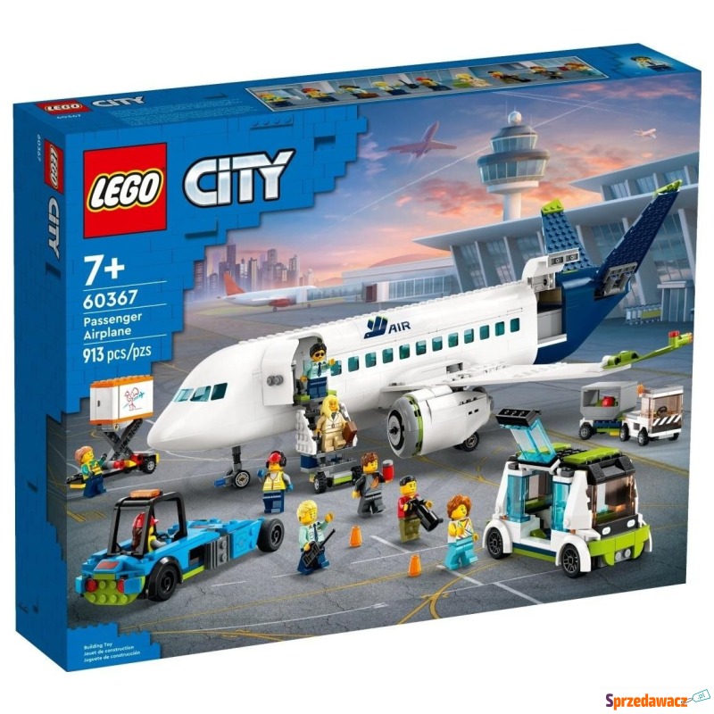 Klocki konstrukcyjne LEGO City 60367 Samolot... - Klocki - Kraków