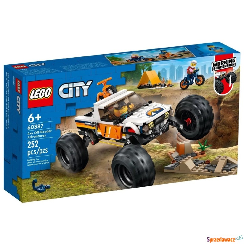 Klocki konstrukcyjne LEGO City 60387 Przygody... - Klocki - Warszawa