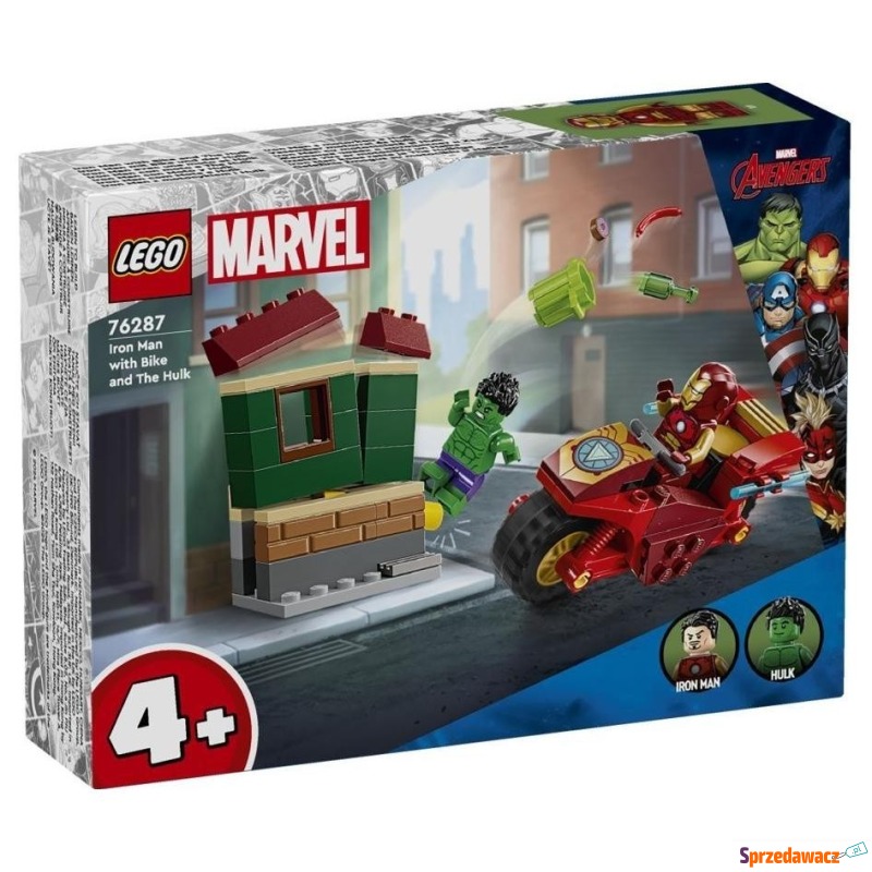 Klocki konstrukcyjne LEGO Super Heroes 76287 Iron... - Klocki - Częstochowa