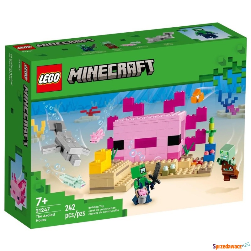 Klocki konstrukcyjne LEGO Minecraft 21247 Dom... - Klocki - Gliwice