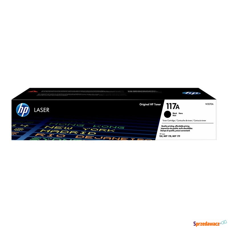 Toner HP 117A W2070A czarny - Tusze, tonery - Konin