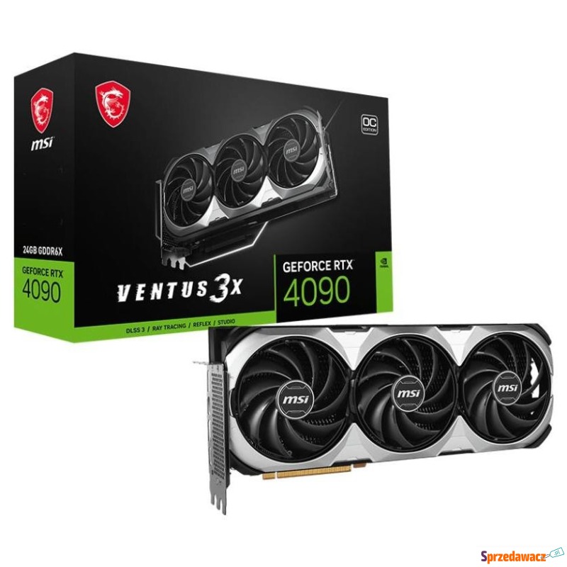 MSI GeForce RTX 4090 VENTUS 3X E 24G OC DLSS 3 - Karty graficzne - Legnica