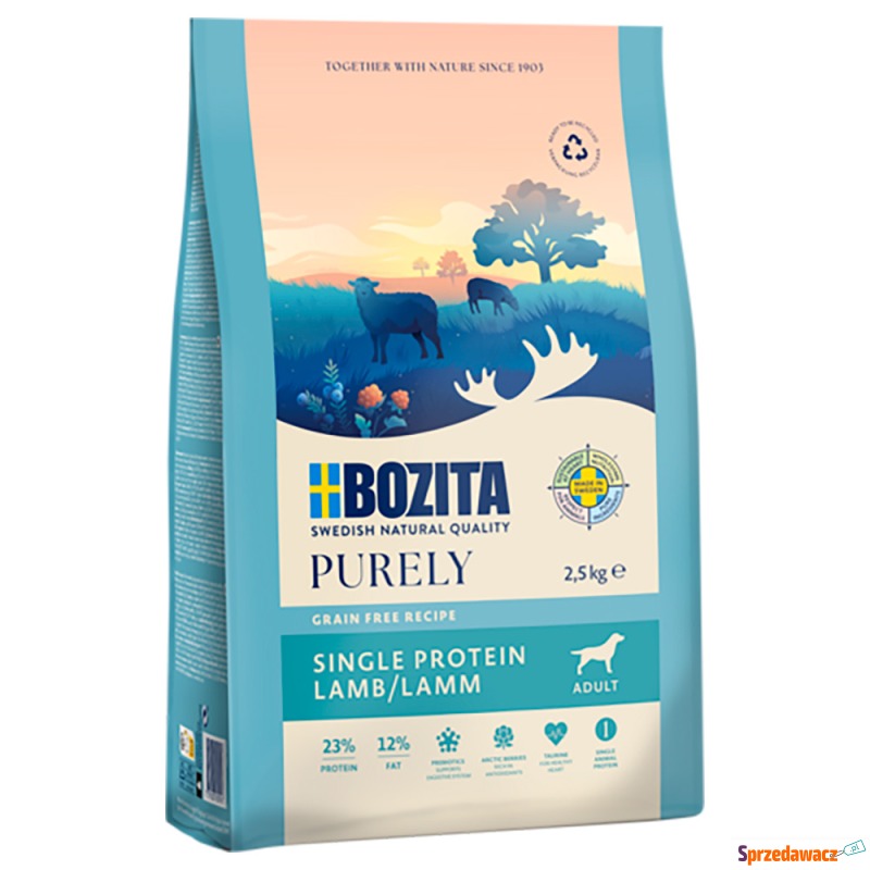 Bozita Dog Purely Adult Grain Free, jagnięcina... - Karmy dla psów - Rzeszów