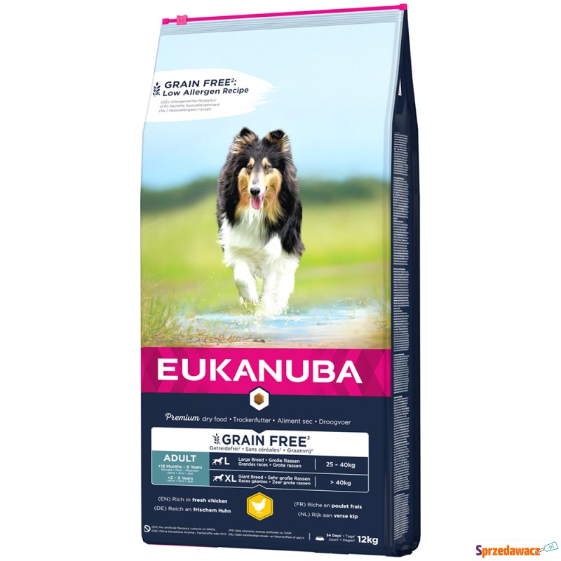 Eukanuba Grain Free Adult Large Breed, kurczak... - Karmy dla psów - Bydgoszcz