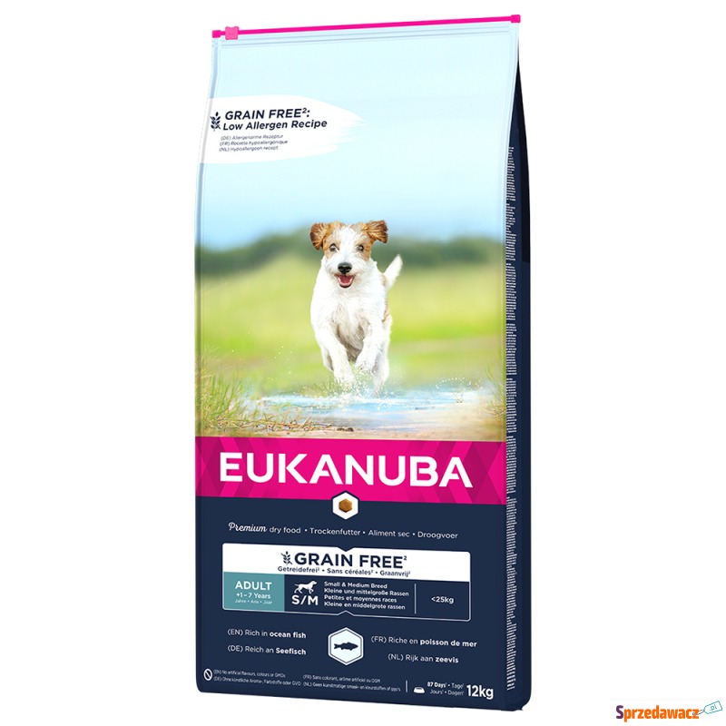 Eukanuba Grain Free Adult Small/Medium Breed,... - Karmy dla psów - Toruń