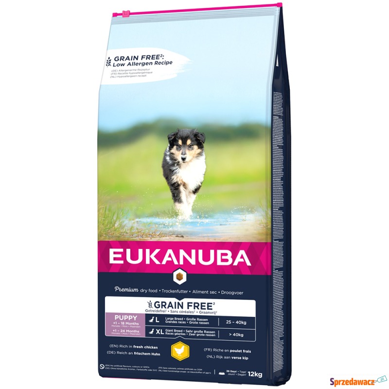 Eukanuba Grain Free Puppy Large Breed, kurczak... - Karmy dla psów - Kętrzyn