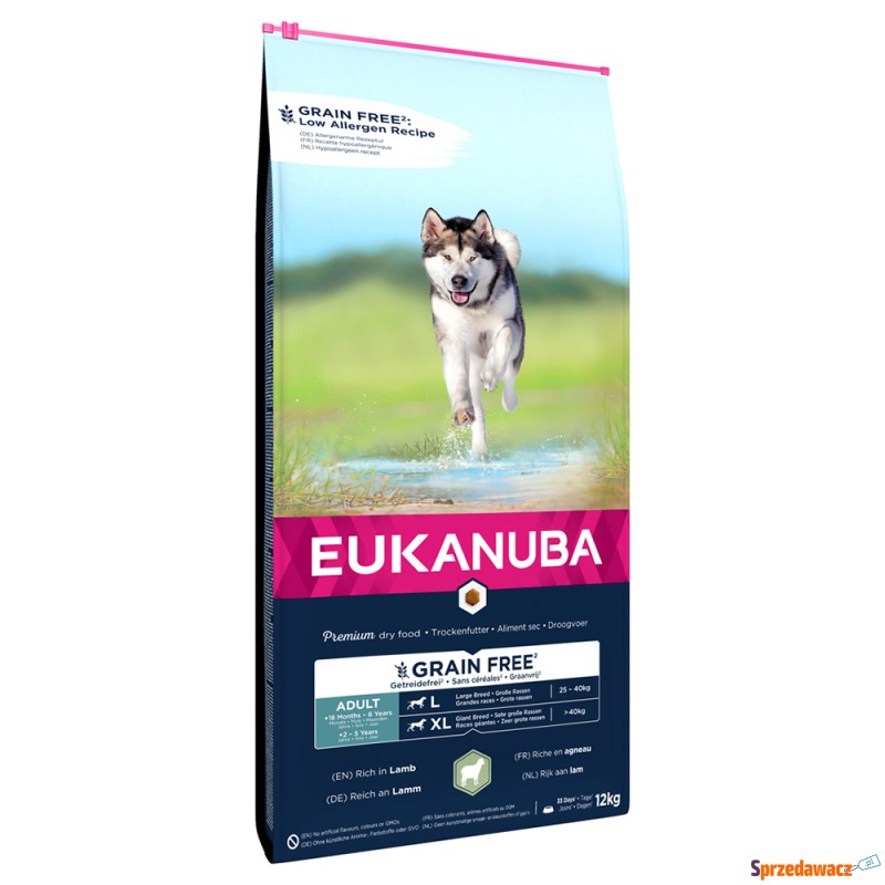 Eukanuba Grain Free Adult Large Dogs, jagnięcina... - Karmy dla psów - Szczecin