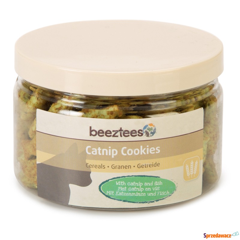 Beeztees Catnip Cookies, łosoś - 55 g - Przysmaki dla kotów - Łódź