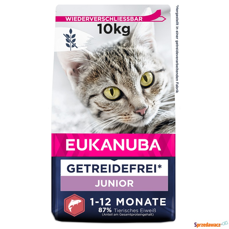 Eukanuba Kitten Grain Free, z łososiem - 10 kg - Karmy dla kotów - Bielsko-Biała