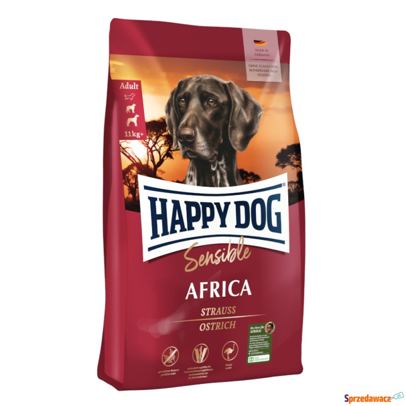 Dwupak Happy Dog Supreme - Afryka, 2 x 12,5 kg - Karmy dla psów - Zielona Góra