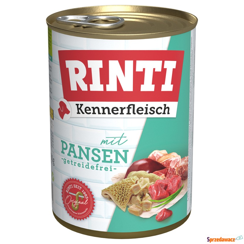 Megapakiet RINTI Kennerfleisch, 24 x 400 g - Żwacze - Karmy dla psów - Gierałcice