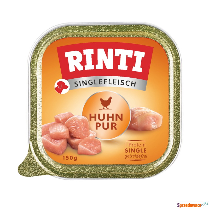 RINTI Singlefleisch, 10 x 150 g - Czyste mięso... - Karmy dla psów - Tarnów