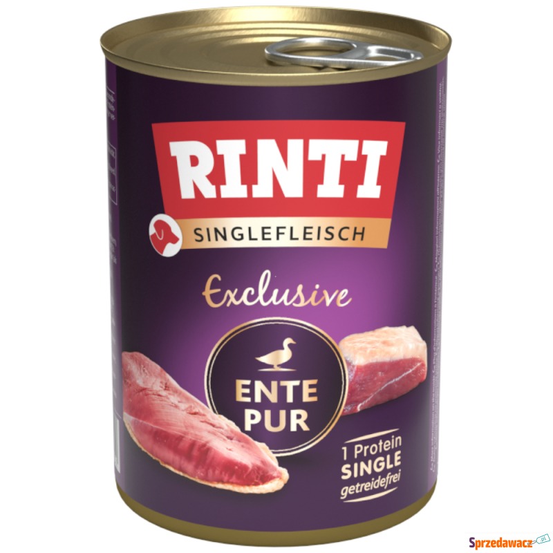 Megapakiet RINTI Singlefleisch, 24 x 400 g -... - Karmy dla psów - Gdynia