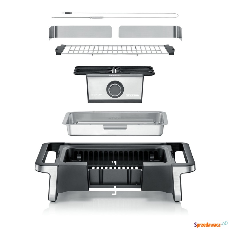 Grill elektryczny Severin PG 8114 Senoa Digit... - Tostery, opiekacze, grille - Jawor