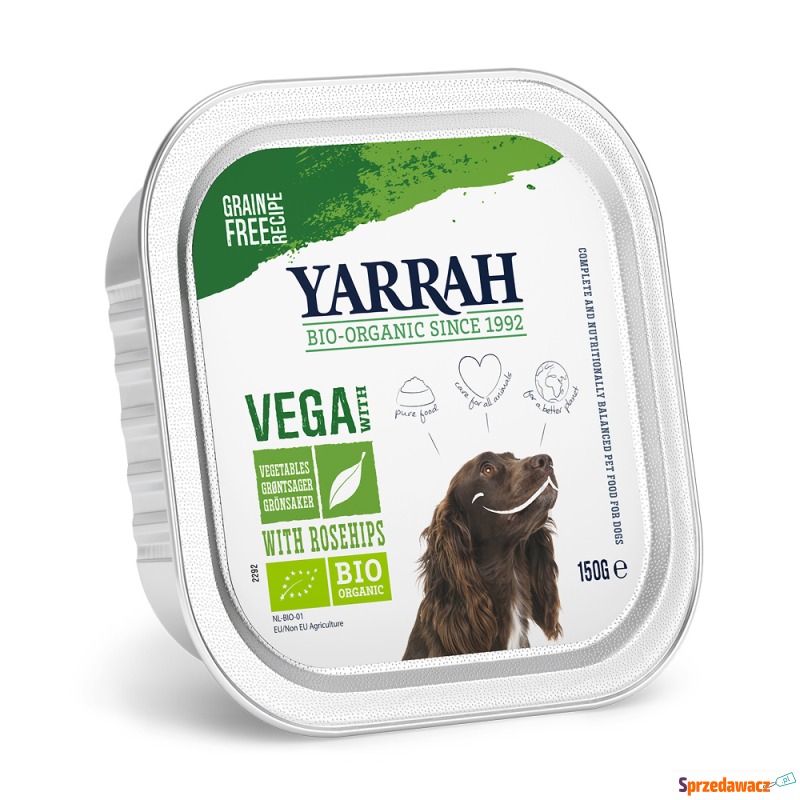 Yarrah Bio Vega, z bio dziką różą - 12 x 150 g - Karmy dla psów - Jaworzno