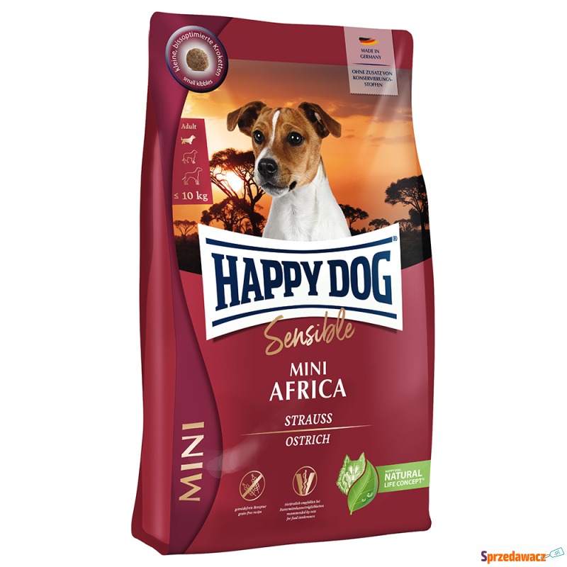 Happy Dog Sensible Mini Afryka - 2 x 4 kg - Karmy dla psów - Opole