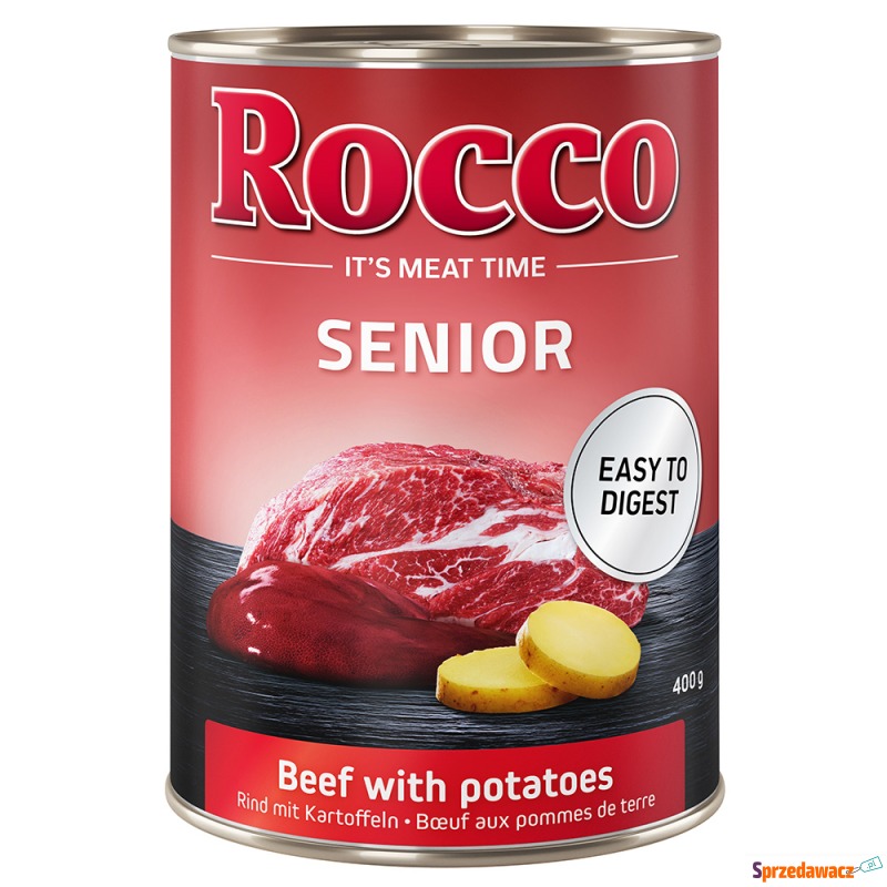 Rocco Senior, 6 x 400 g - Wołowina z ziemniakami - Karmy dla psów - Mysłowice