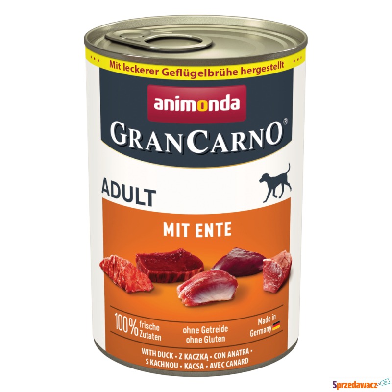 Pakiet animonda GranCarno Original, 12 x 400 g... - Karmy dla psów - Opole