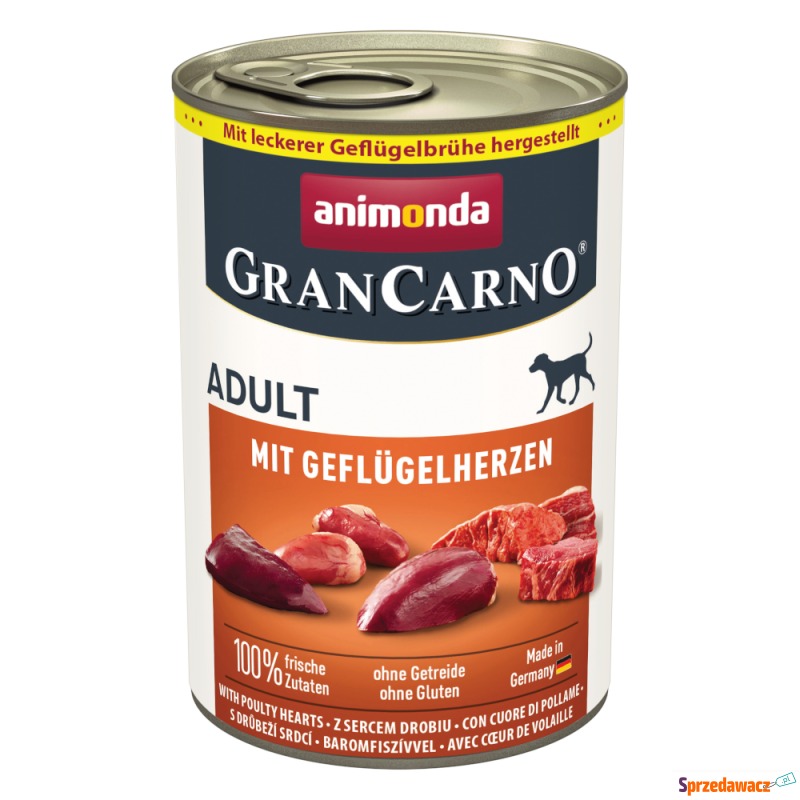 Pakiet animonda GranCarno Original, 12 x 400 g... - Karmy dla psów - Tarnobrzeg