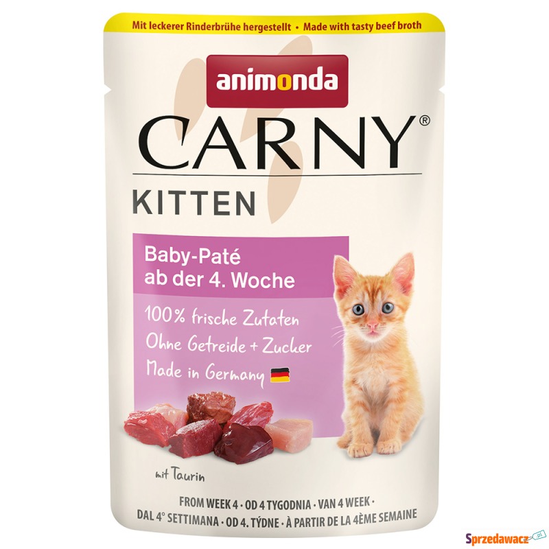 animonda Carny Kitten, 12 x 85 g - Baby-Paté z... - Karmy dla kotów - Bytom