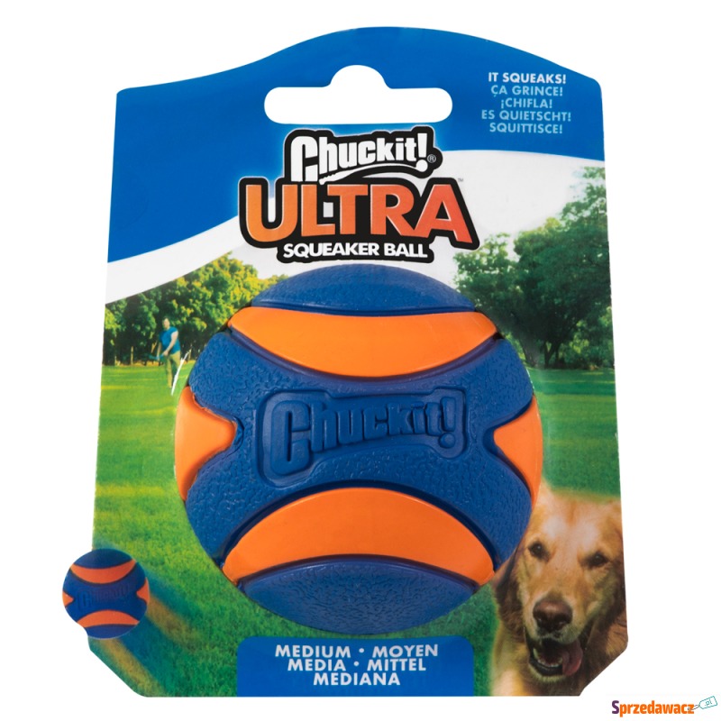 Chuckit! Ultra Squeaker Ball piłka dla psa - M,... - Zabawki dla psów - Toruń
