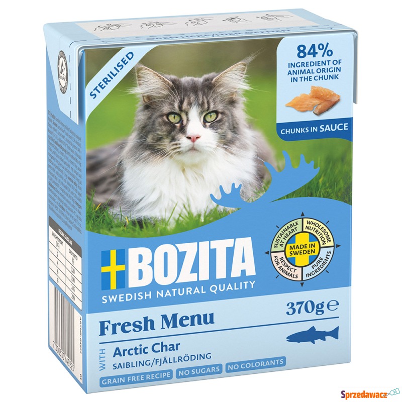 Megapakiet Bozita Tetra w sosie, 24 x 370 g -... - Karmy dla kotów - Łódź