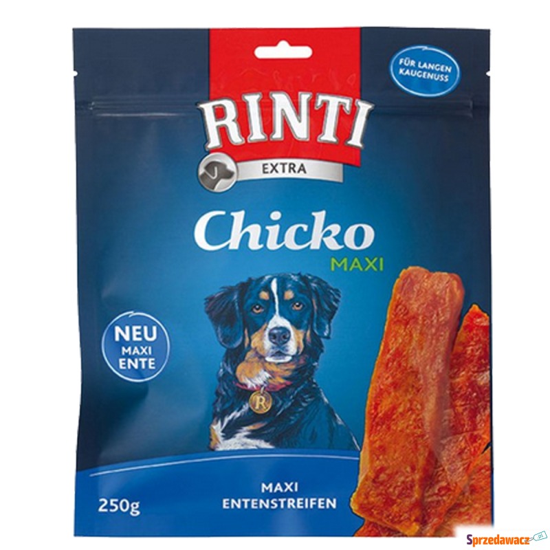 RINTI Chicko Maxi, kaczka - 4 x 250 g (1 kg) - Przysmaki dla psów - Piekary Śląskie