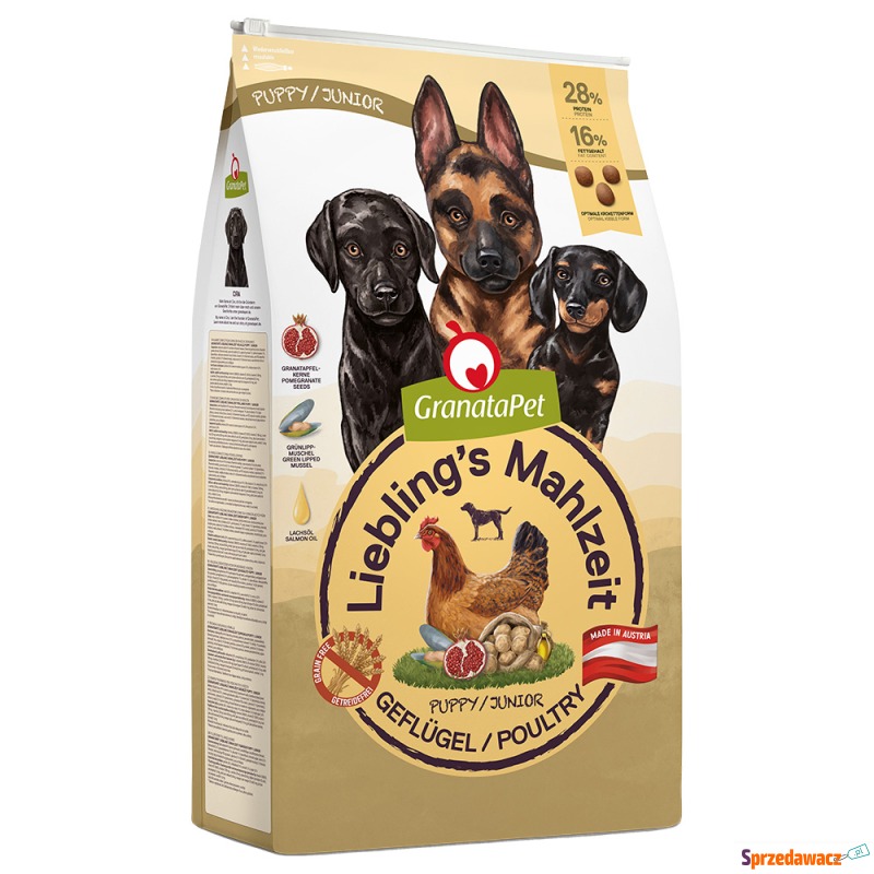 Dwupak GranataPet, 2 x 10 kg  - Junior, drób - Karmy dla psów - Tarnowskie Góry