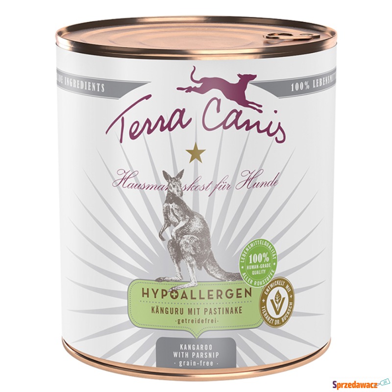 Terra Canis Hypoallergen, 6 x 800 g - Kangur z... - Karmy dla psów - Mielec