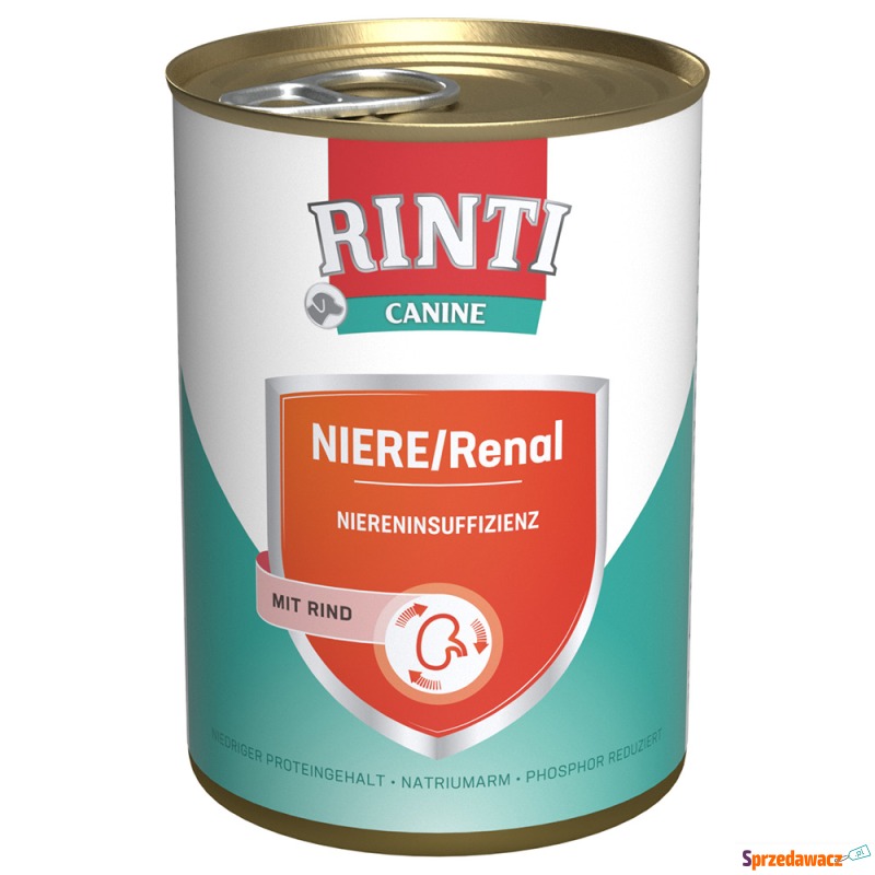 RINTI Canine Niere/Renal z wołowiną - 24 x 400... - Karmy dla psów - Gdańsk