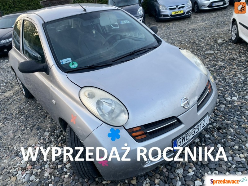 Nissan Micra  Hatchback 2005,  1.2 benzyna - Na sprzedaż za 3 900,00 zł - Wejherowo