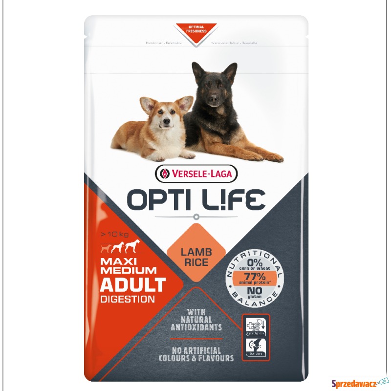 Opti Life Adult Digestion Medium & Maxi - 12,5... - Karmy dla psów - Radom