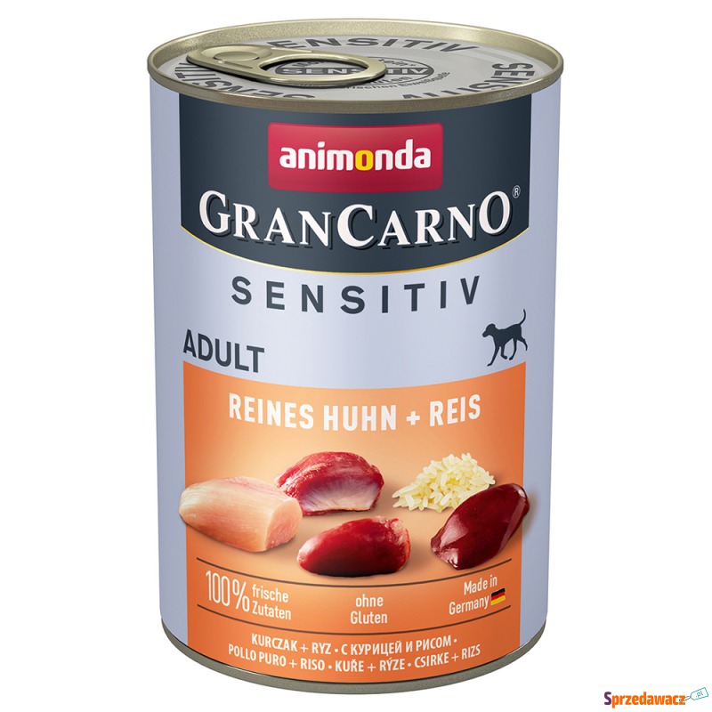 animonda GranCarno Adult Sensitive, 6 x 400 g... - Karmy dla psów - Kraków