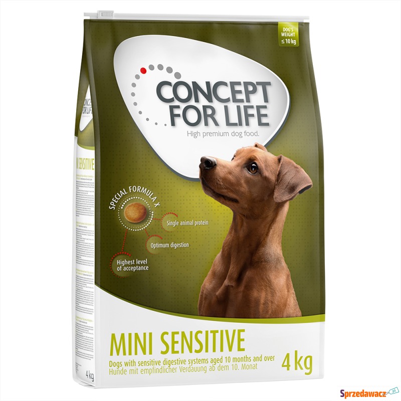 Concept for Life Mini Sensitive - 2 x 4 kg - Karmy dla psów - Gierałcice