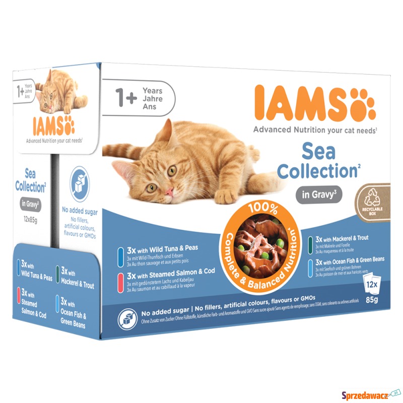 IAMS Advanced Nutrition Adult, rybne smaki - W... - Karmy dla kotów - Zaścianki