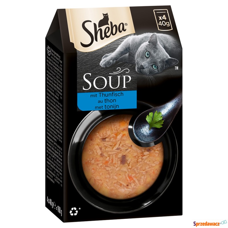 Sheba Classic Soup, 40 x 40 g - Tuńczyk - Karmy dla kotów - Elbląg