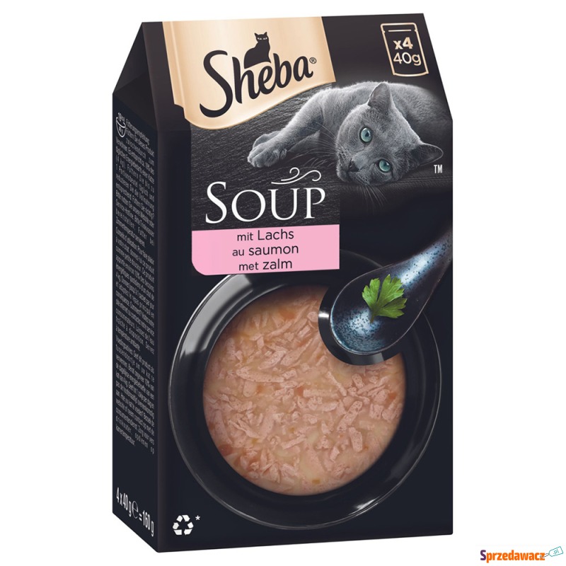 Sheba Classic Soup, 40 x 40 g - Łosoś - Karmy dla kotów - Kwidzyn