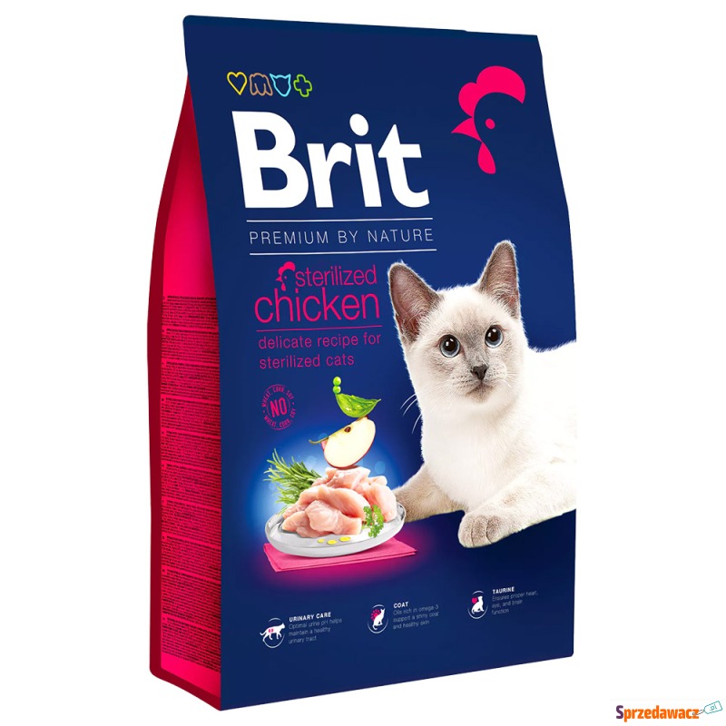 Brit Premium by Nature Cat Sterilised, kurczak... - Karmy dla kotów - Sieradz