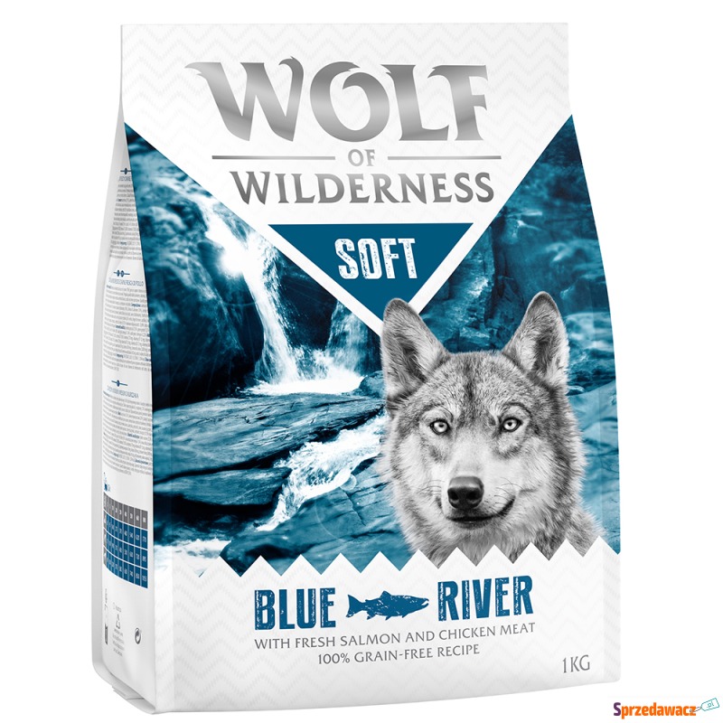 Wolf of Wilderness „Soft – Blue River”, łosoś... - Karmy dla psów - Wodzisław Śląski