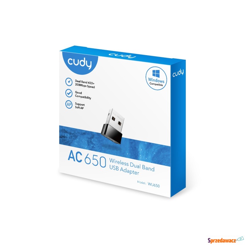 Karta sieciowa Cudy WU650 USB - Karty sieciowe - Włocławek