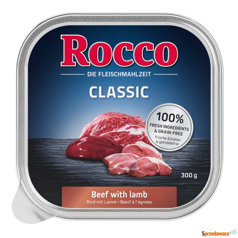 Rocco Classic tacki, 9 x 300 g - Wołowina i j... - Karmy dla psów - Dąbrowa Górnicza