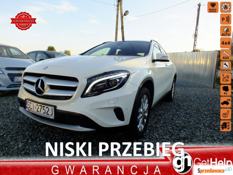 Mercedes GLA 250 - 2.0 benzyna 211 PS 4MATIC ... - Samochody osobowe - Pogwizdów